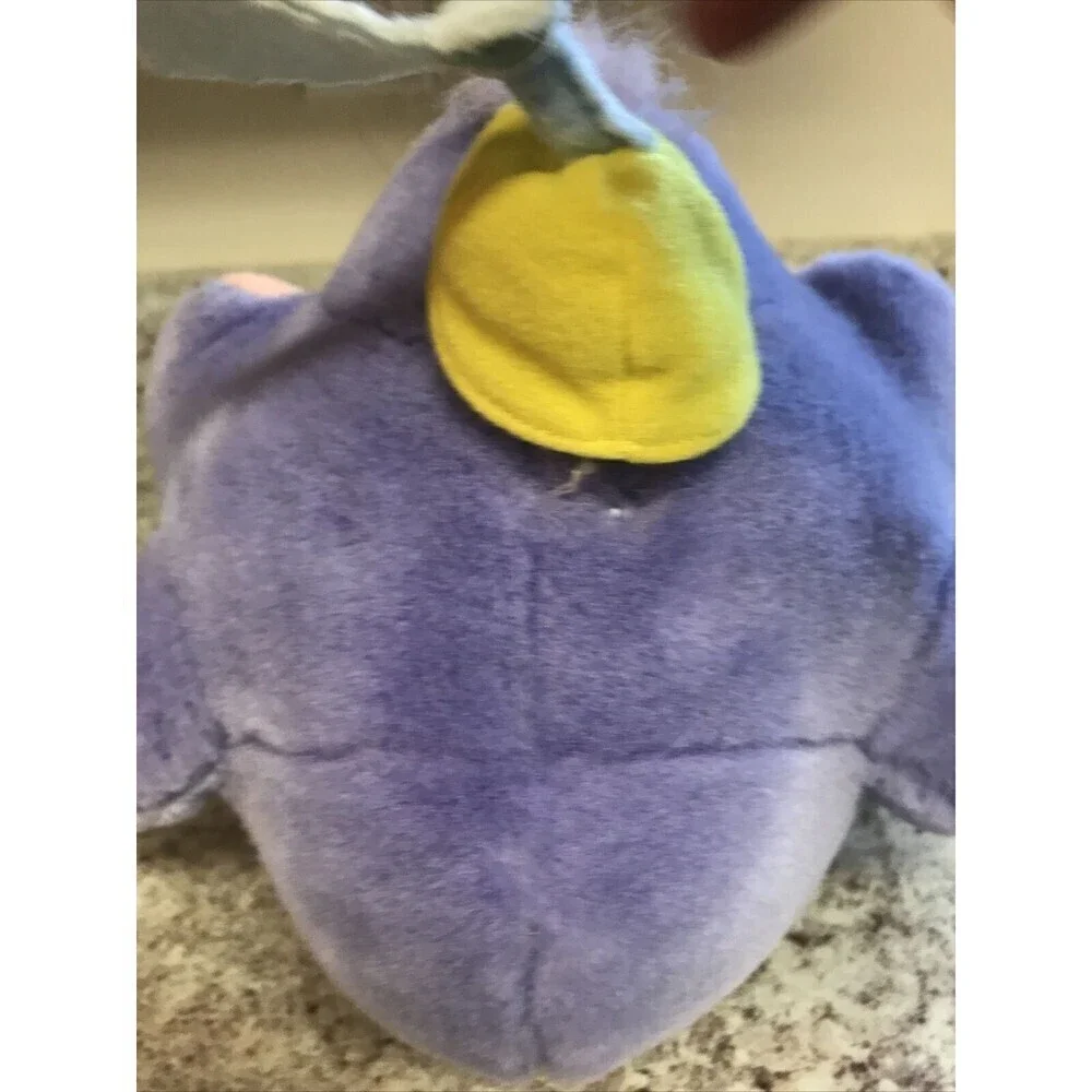 Taz Tasmanian Devil 10” Looney Tune Purple Plush Stuff Animal Caltoy 1995 Vtg